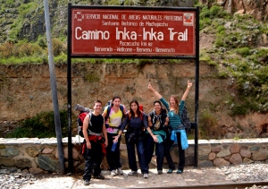 Day 1. Here we are at Kilometer 82, the start of the Inka Trail!